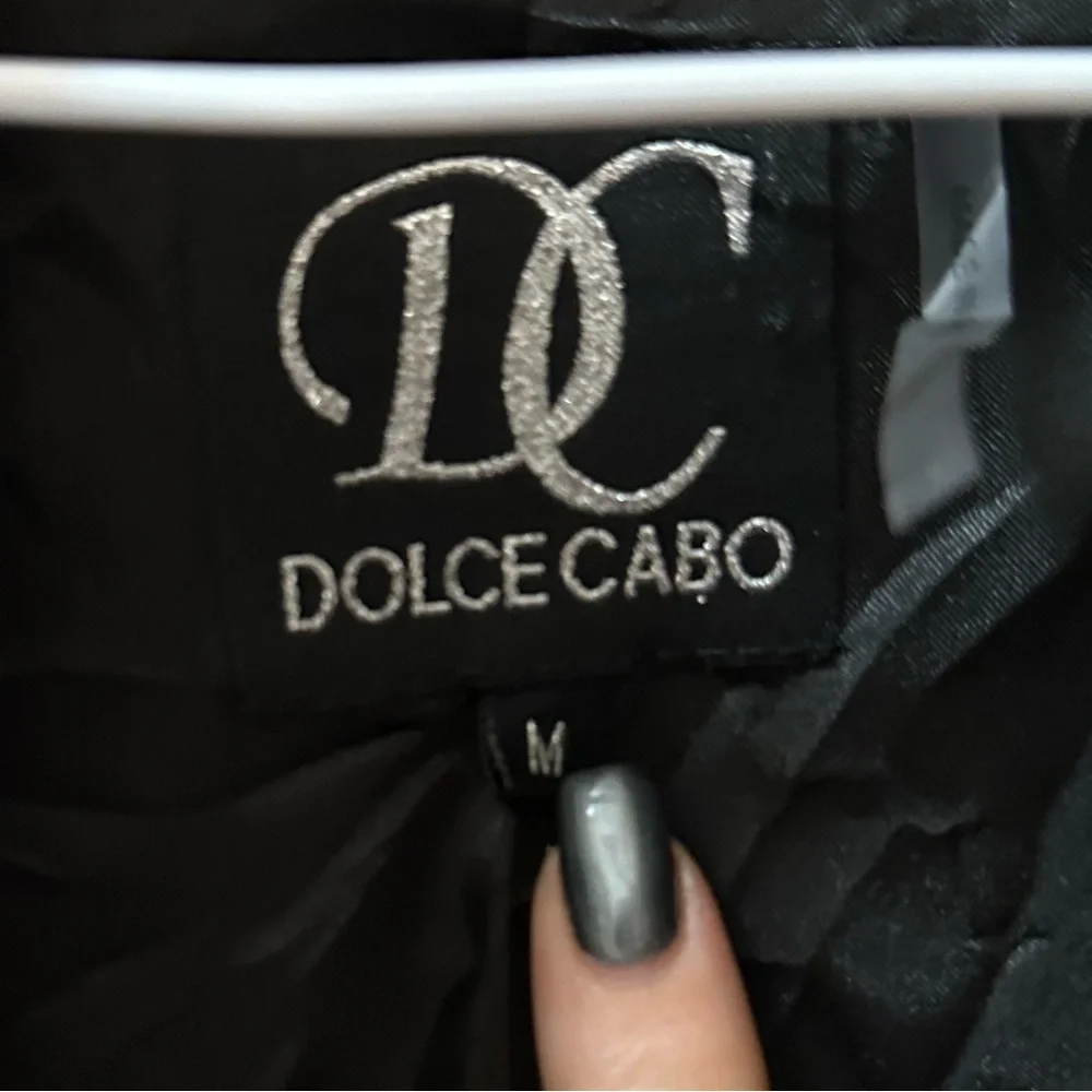 Dolce Cabo Faux Fur Vest – Women’s Medium – Y2K Style Zip Up or Open Front - Picture 7 of 8
